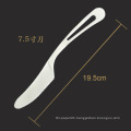 Designed Recycling 100% compostable CPLA biodegradable knife with hole